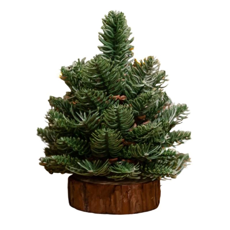 User Friendly Tabletop Christmas Tree Wood And Plastic Scandinavian Style Holiday Centerpieces For Home Or Office