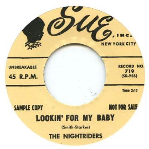 

7inch Record NIGHTRIDERS - Lookin For My Baby / St. Loo SUE719 Sue UK 2010 UK Blues