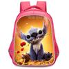 Stitch Peripheral Anime Backpack Men'S And Women'S School Bags