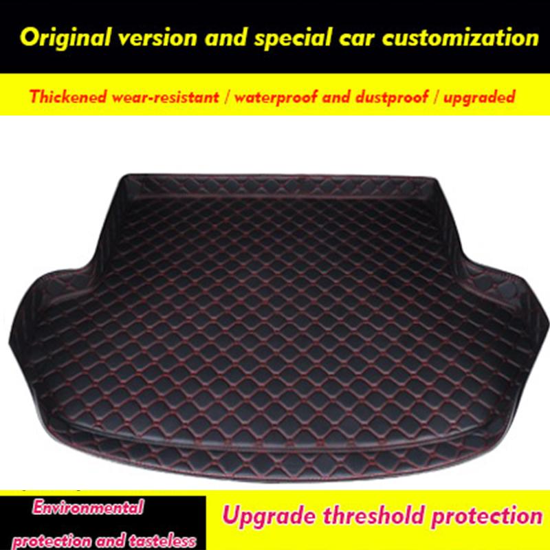 Car trunk mat for Ford Mustang 2015 2016 2017 2018   cargo liner carpet interior accessories cover