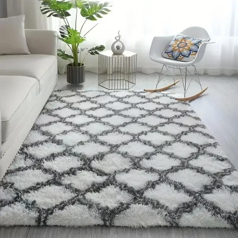Home Plush Carpets Plush Carpets Fluffy Ultra Soft Indoor Modern Area Rugs Living Room Play Mats For Children Bedroom Home Decor Nursery Rug