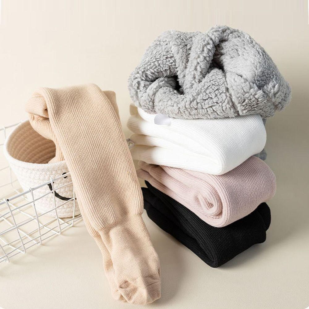Einfarbige warme Strumpfhosen verdicken Baby-Leggings Mode Kinderhosen