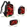 3PCS CR7 Soccer Star Pattern Backpack Set – Large-Capacity Casual Backpack with Matching Clutch & Tote Bag, Perfect for Daily