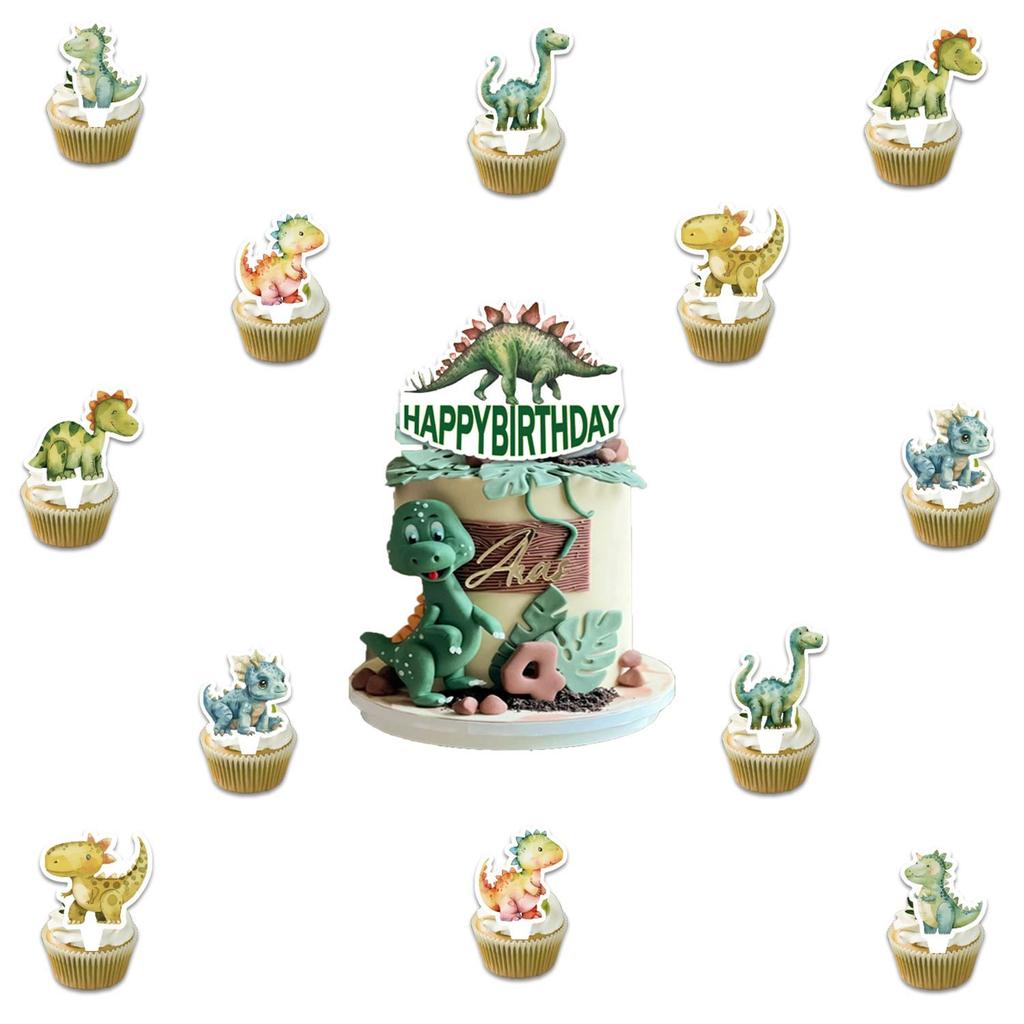 Dinosaur-themed Birthday Party Decorations: Balloons, Banners, Backdrops, Cake Toppers, and Party Setup Supplies