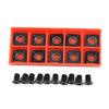 CNC Carbide Inserts Carbide Cutter Inserts For CNC Projects Plastic Container Safe Storage Wood Lathe Turning Tools