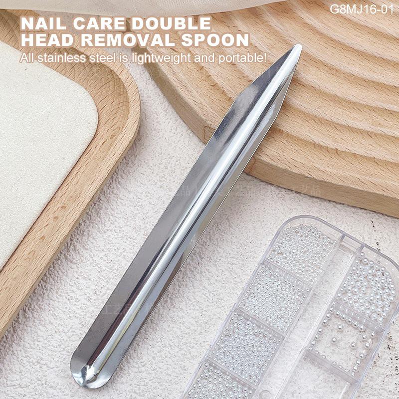 

Nail Art Stainless Steel Double-Ended Gem Picker & Jewelry Shovel Tool