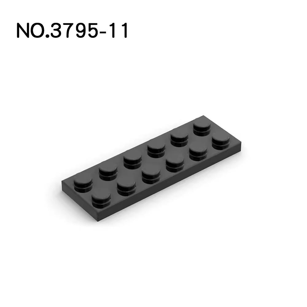 20 Stück MOC Teile 3795 Platte 2 x 6 Kompatible Steine DIY Zusammenbau Bausteine Partikel Kinder Puzzle Gehirnspielzeug Geburtstage Geschenk