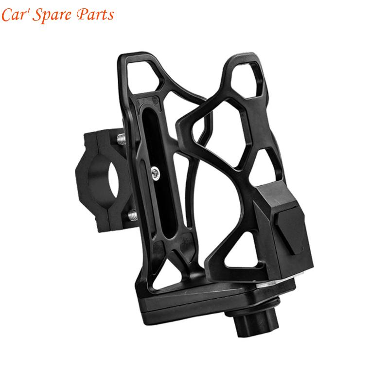 Y4UA Motorcycle Handlebar Water Bottle Holder Adjustable Cup Mount Anti Shake Strong Construction Universal Fit for Bikes чёрный