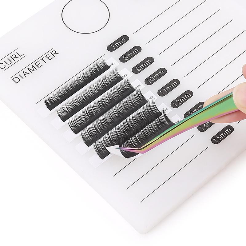 Acrylic False Eyelashes palette with Tick Mark Stand Pad Pallet Lashes Holder eyelash extension beauty tool