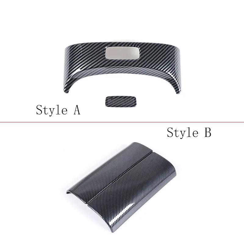Hprqj1 Hot Spoilers Wings For Mercedes Benz E-Class W214 2024 ABS Carbon Fiber Car Armrest Box Switch Decorative Cover Sticker Car Inte