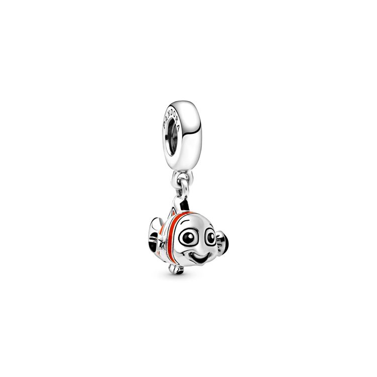 Pandora Disney Finding Nemo Charm Unisex Charm Silver 798847C01 Silver