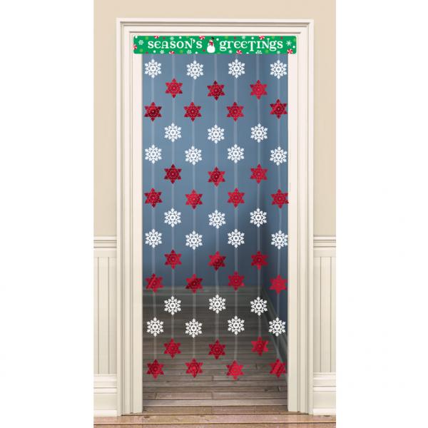 Amscan Snowflake Christmas Door Curtain