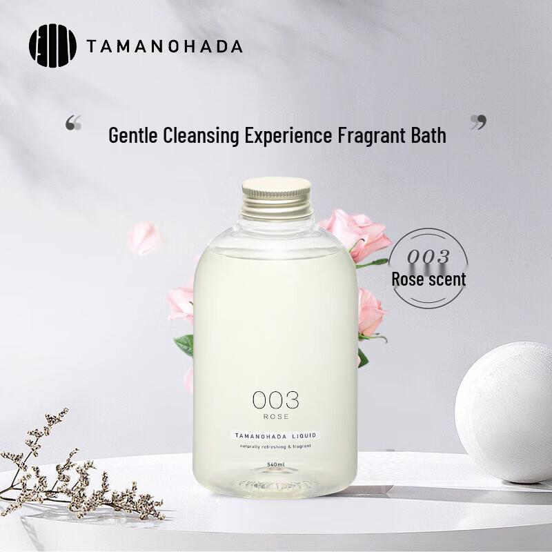 Tamanohada Silicone-Free Rose Fragrance Shower Gel