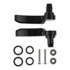 2Pcs Motorcycle Saddlebag Lid Lifters Latch Handle Lever Kit for Harley Davidson CVO Electra Glide Road King Tri Glide 2014-