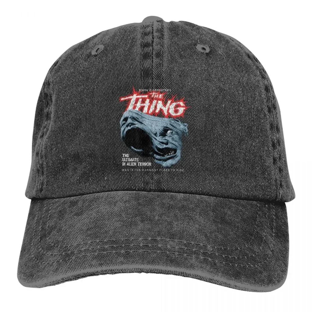 Summer Cap Sun Visor The Thing John Carpenter Horror Sci Fi Hip Hop Caps The Thing Cowboy Hat Peaked Hats