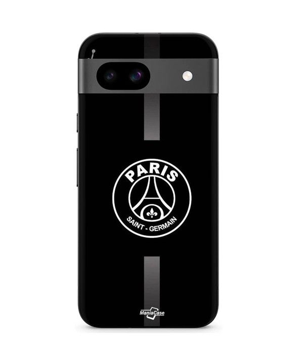 Coque - MANIACASE - Google Pixel 8a - Souple - Logo Jordan - Noir et gris noir