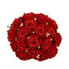 18 Heads Real Happy Flower Mini 10 Colors Valentine's Day Flowers Photography Photo Gift Rose Flowers Decorative Home Decorative