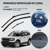 Wipers for Ford Bronco Sport 2025-2025 Ford SUV Horse Hunting Wipers Wipers
