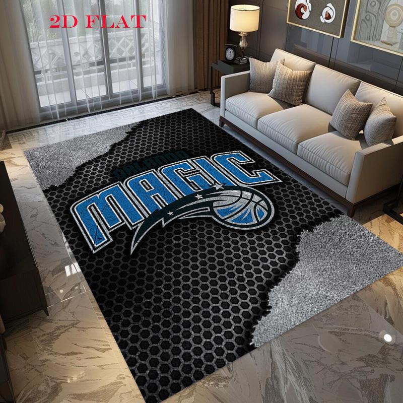 Orlando Magic Blue Logo Print Carpet Suitable For All Seasons Doormat Art Office Chair Cushion Bathroom Mat