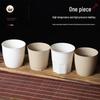 CHULV 60ml Biodegradable Rice Husk Disposable Tea Cups