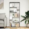 VidaXL Room Divider Shelf Concrete Grey 67x25x161.5 Cm, Shelf, Bookcase, Storage Shelf, 858078