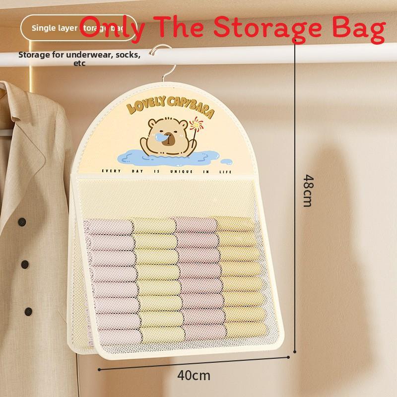 Moderner minimalistischer hängender Unterwäsche-Organizer Aufbewahrungstasche für Schlafzimmer