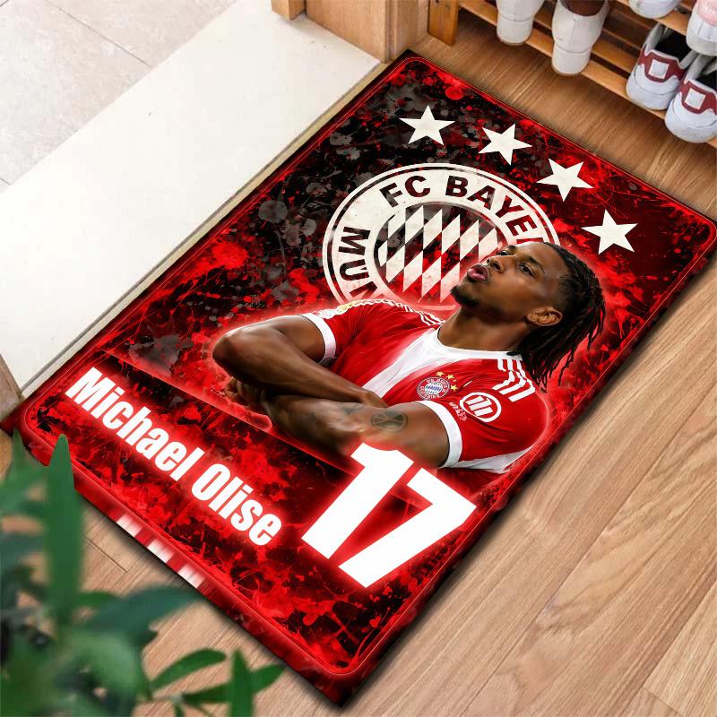 Bayern Munich Michael Olise Carpet Rug For Living Room Bedroom Home Sofa Decoration Kids Play Nonslip Floor Mat