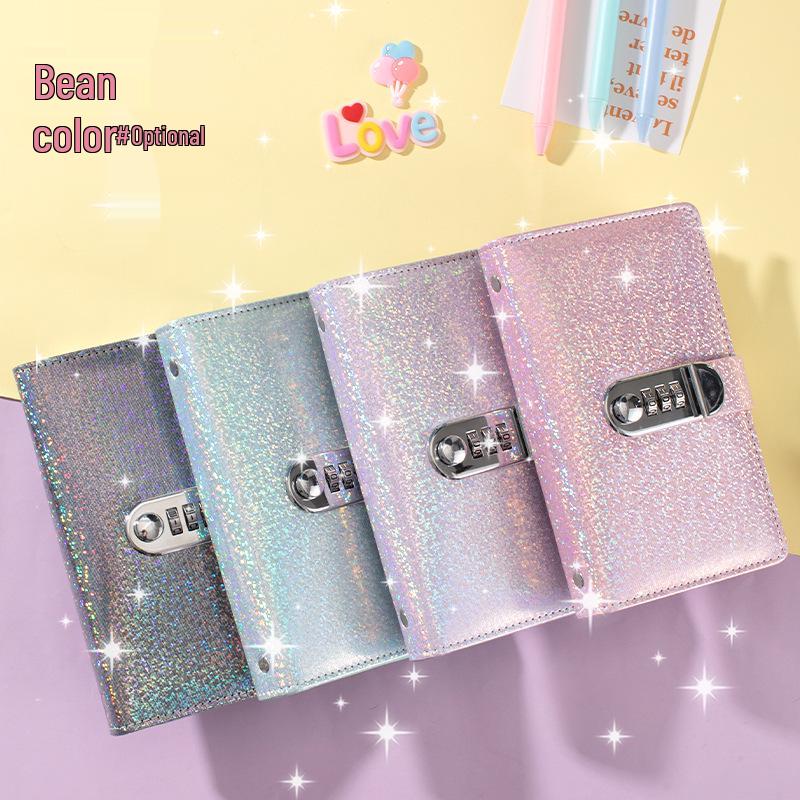 Crystal Clear A6 Password Lock Cash Savings Book Wallet