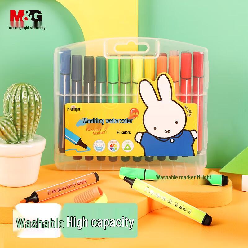 M&G Kids Washable Triangular Marker Pens