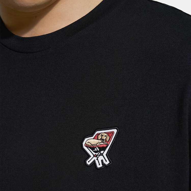 Adidas Ss24 Classic Fashion Simple Versatile Solid Color Short Sleeve T-Shirt Men Tops Black JZ1623