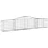 VidaXL 20x Paniers à Gabions Arqués Cages à Gabions Arquées Murs de Gabion Barrières de Jardin Terrasse Extérieur 3146993