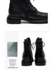 Damskie buty Martin w stylu brytyjskim: Skóra bydlęca licowa, Okrągły nosek, Sznurowane, Niskie, Prawdziwa skóra, Plus aksamit, Miękka podeszwa, Zimowe botki.