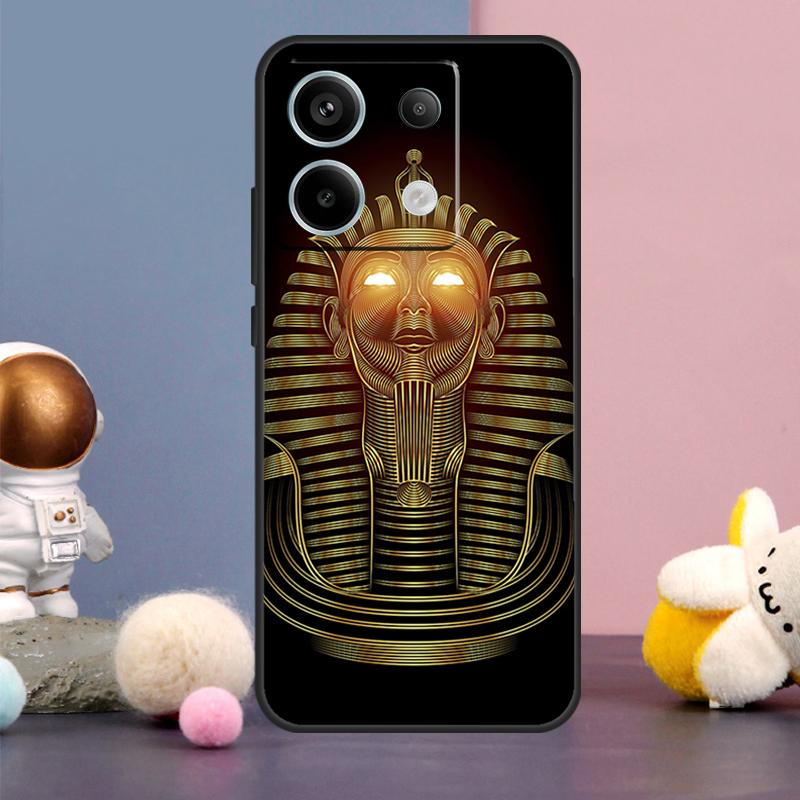 

Ancient Egypt Pharaoh Case For Xiaomi Redmi Note 14 13 9 10 11 12 15 Pro Plus Redmi 15 15C 14C 10C 12C 13C Cover Redmi Note 12 Pro 4G