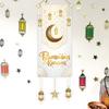 Ramadan Dekoration 2024 Hängen Flagge EID Mubarak Dekor Für Home Veranda Tür Banner Ramadan Kareem Islamischen Muslimischen Party Eid Al-Fit