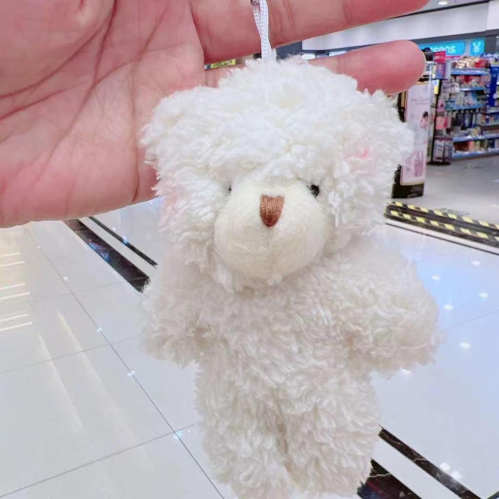 Llavero de Oso de Peluche: Pequeño Colgante Adorno de Oso de Peluche