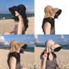Elegant Uv Blocking Open Top Sun Hat For Women Breathable And Sun Protective