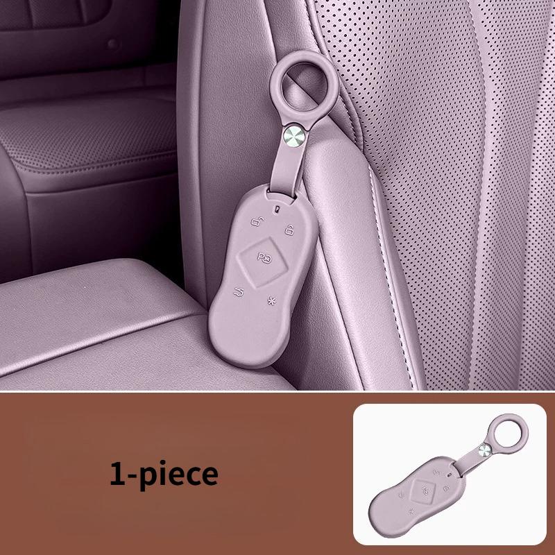 For 2026 XPENG L03 Silicone Key Cover, Original Car Color Full Wrap Anti-Drop Remote Key Case Protector Interior Accessories