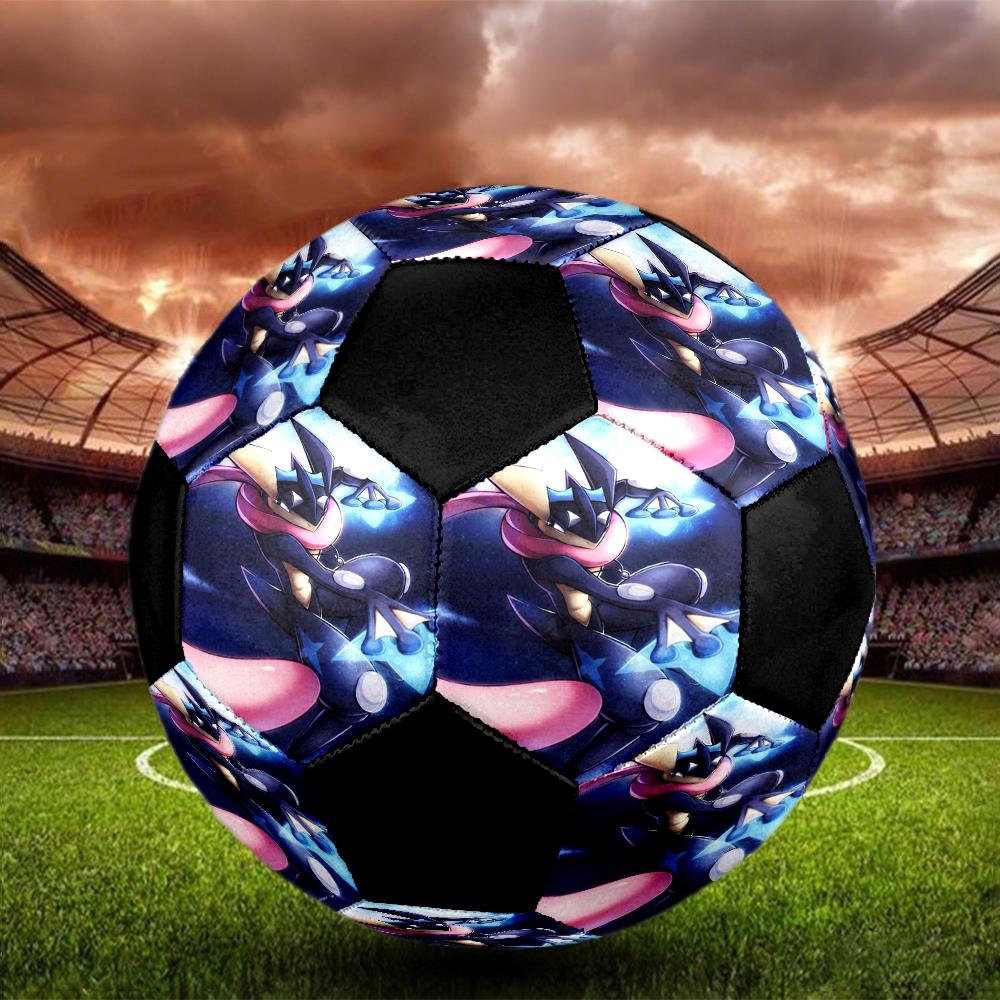 Pokemon Indoor Soccer Ball Colorful Machine Stitched PVC Size 5 Team Training Competition Ready Durable High-Bounce Cool Sports Gift