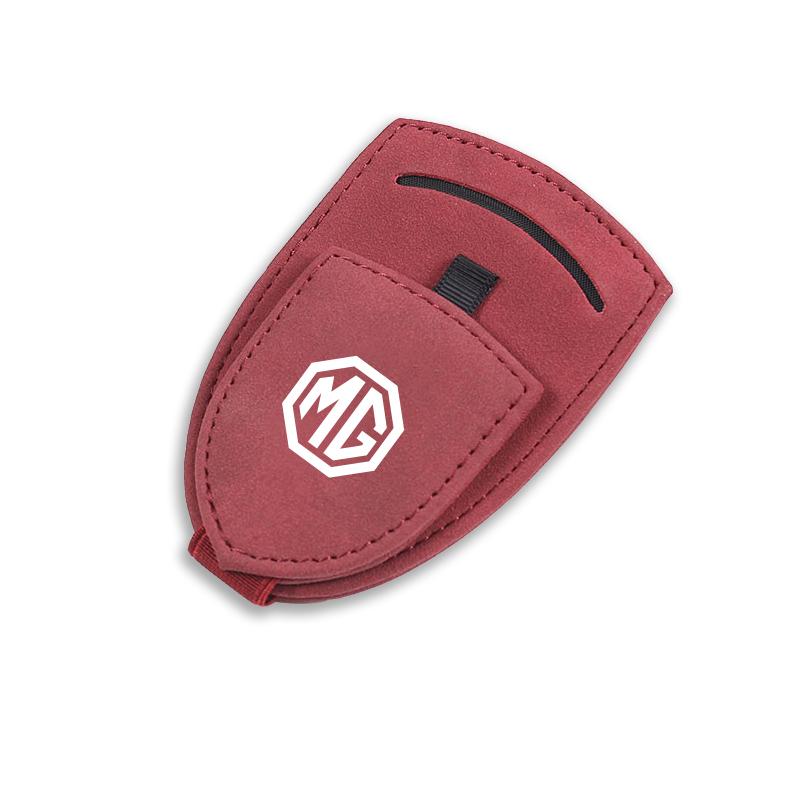 Car Sun Visor Glasses Box Sunglasses Clip Card Ticket Holder For MG HS MG4 EV Cyber X MARVEL R ZS ES5 ONE Cyberster MG3 MG5 MG7 bfl2