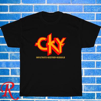 CKY Camp Kill Yourself Infiltrate Destroy Black  Grey Size S-3XL Unisex T-Shirt