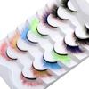 Fluffy Dramatic Cosplay for Halloween Colored Lashes False Eyelashes Cat Eye Lashes Fake Eyelashes