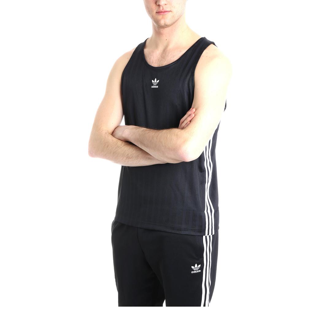 Adidas Originals Casual Sports Round Neck Football Shirt Men tops Black CV8608