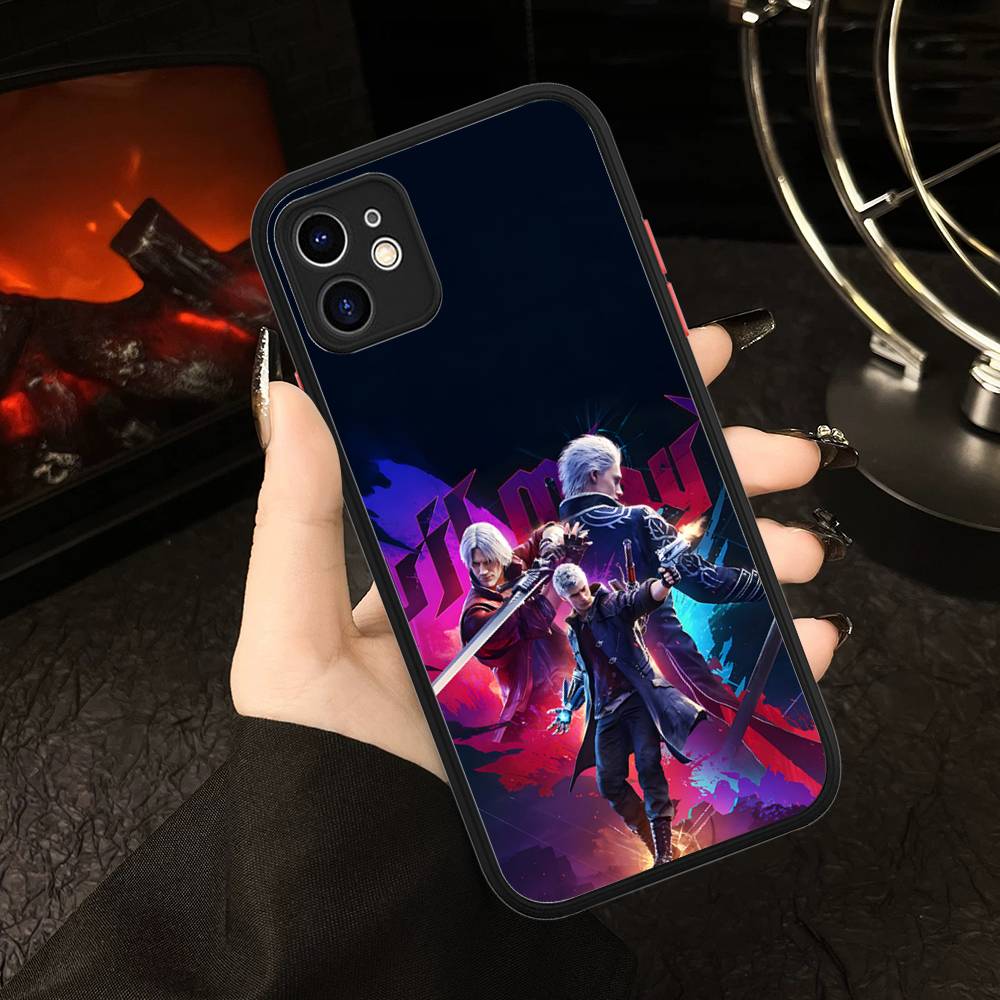 Classic Action Game D-Devil M-May C-Cry For Silicone Matte Phone Case For IPhone 16 Pro Max 15 14 13 12 11 X XS MAX