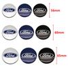 4 pezzi 60 56mm 65mm Tappi Centrali Ruote Auto Adesivi Emblema Per Ford Puma EV Fairlane Transit Connect Cortina Lotus Upgrade Auto