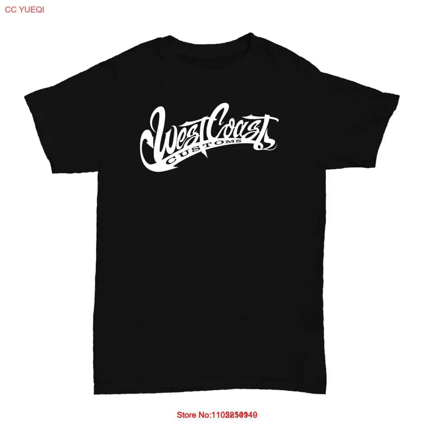

WEST COAST CUSTOMS T SHIRT Vintage Washed Slightly Homme Stretched Graphic Unisex Stylish Versatile Fashion Soft Streetwear S чёрный