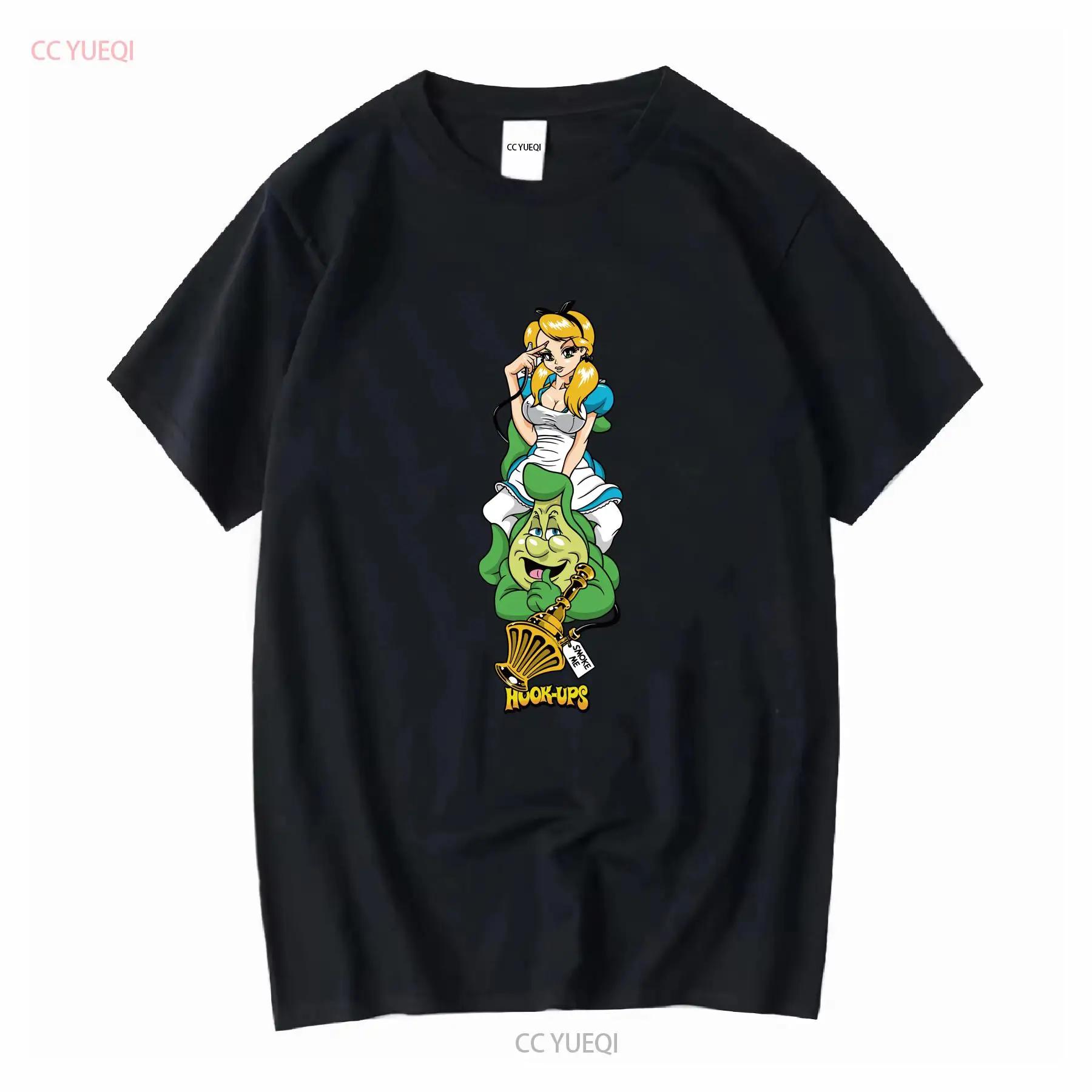 Hookups Skateboard Alison s Wonderland Smoke Me T Shirt M L XL 2XL vintage Washed Breathable Unisex Stretched designer clothes S разноцветный