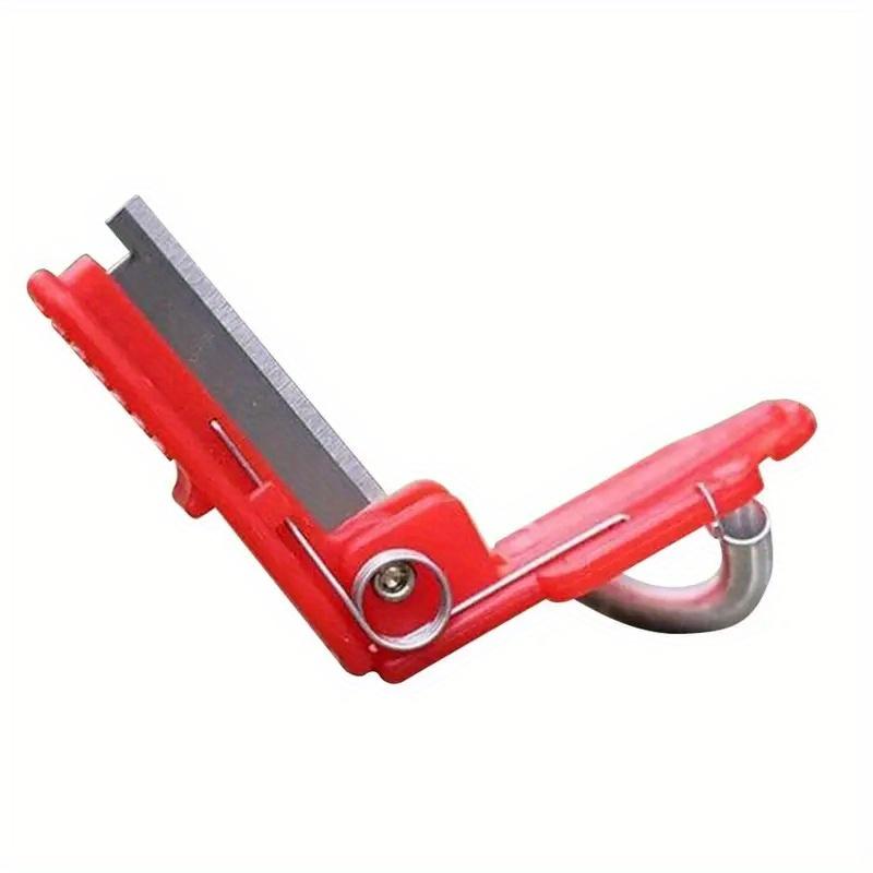 Multifunction Thumb Knife Garden Pruner Fruit Picking Device Safe Fruit Blade Tool Cutting Blade Rings Finger Protector Catcher красный