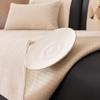 New Sofa Cover Advanced Sense Simple Modern Straight Row Leather Seat Cushion Universal Non-Slip Sofa Cushion In All Seasons