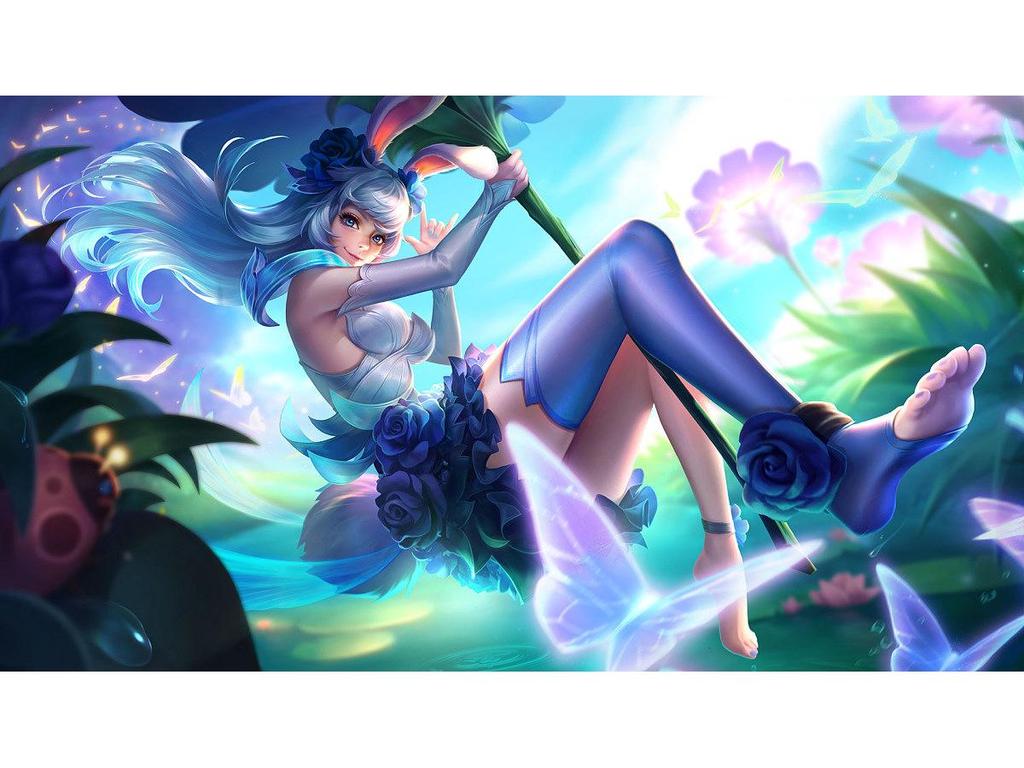 Gongsun Li Květinový tanec Cosplay kostým - King of Glory Anime Originální skinový outfit