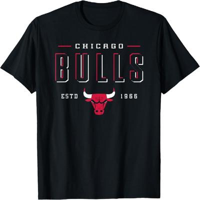 NBA Official Chicago Bulls Negative Space T-Shirt